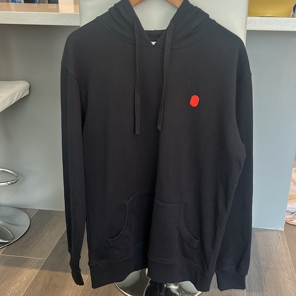 KOTN Men’s Black Cotton Pullover Hoodie Size M Made in Egypt - Picture 3 of 16